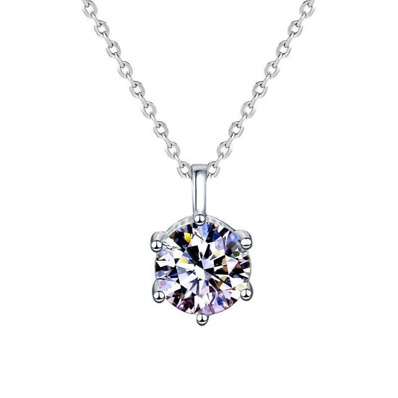 Colar  Moissanite Com Pingente