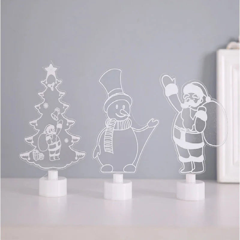 Mini Arvore Iluminada Para Decoração de Mesa