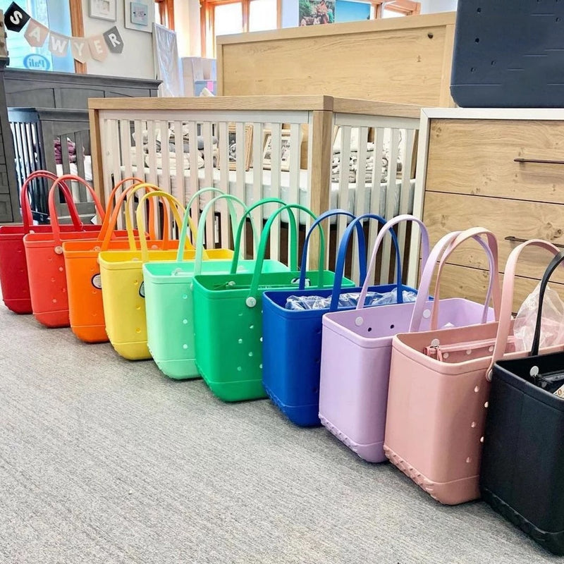 Bolsa de Praia em Silicone Com Cesto à Prova de Areia