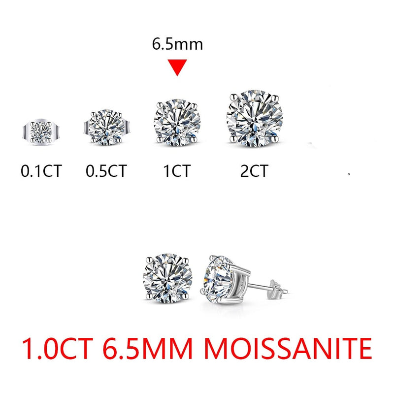 Brincos Femininos em Moissanite