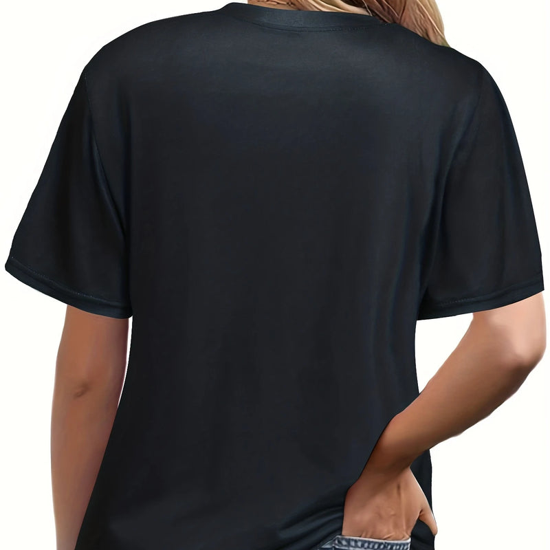 Camiseta Feminina com Estampa de Arvore de Natal